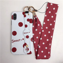 Load image into Gallery viewer, Dots lanyard case
